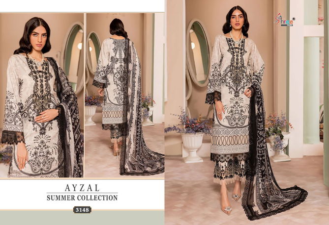 Ayzel Summer Collection Cotton Pakistani Suits Catalog